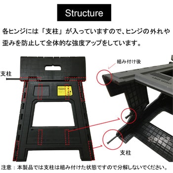 SLW175 SLOWER FOLDING STOOL Casino 踏み台 1個 SLOWER 【通販サイト