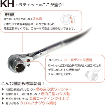 ラチェットレンチ 35121 - KH(基陽)
