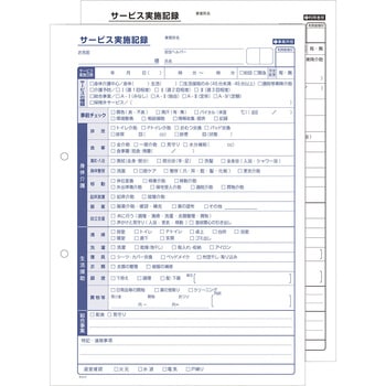 サービス実施記録(A4)2P リヒトラブ