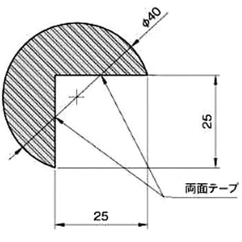 BP43-L1 バンパープロ コーナータイプ 1本 岩田製作所 【通販サイト