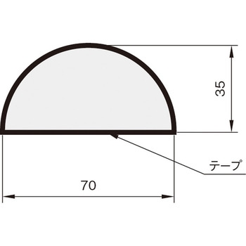バンパープロ フラットタイプΦ70 岩田製作所