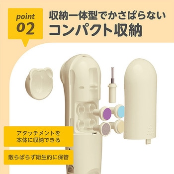 2way ネイルケアセット LEDライト付き ベルニコ