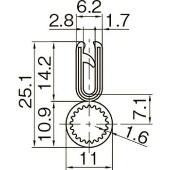 トリムシール (一体成型)TSFB 岩田製作所