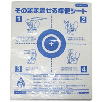 そのまま流せる採便シート1000枚入 イトマン