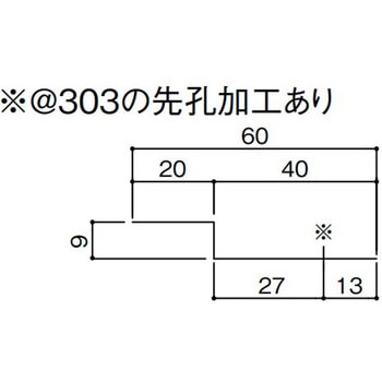 金属屋根材 スマートメタル周辺部材 K軒先スターター KMEW(ケイミュー)