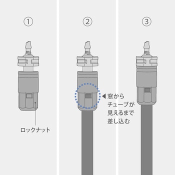点滴チューブスリム用ジョイントセット タカギ