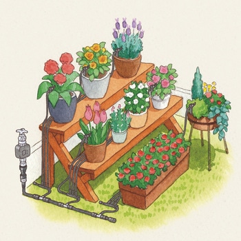 水やりスターターキット(鉢植え・プランター用) - タカギ