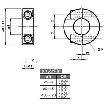 SCSS4012C セパレートカラー ノーマル 黒染め 1個 岩田製作所 【通販