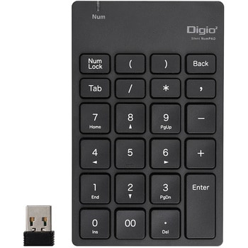 無線静音テンキーボード ナカバヤシ ワイヤレステンキー 【通販