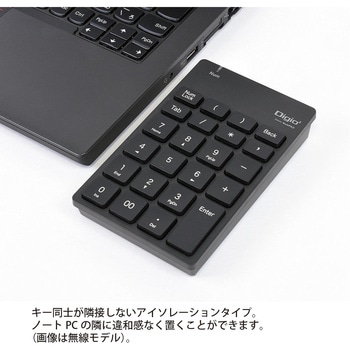 無線静音テンキーボード ナカバヤシ