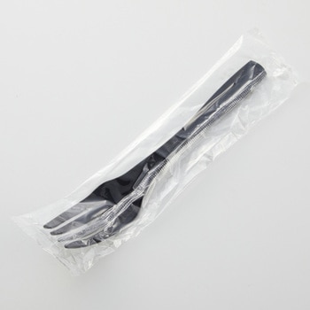 プラスチックフォーク ブラック 単袋入 - モノタロウ