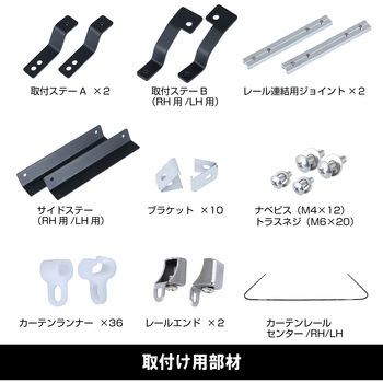ラウンドカーテンレール ’20キャンター/ブルーテックキャンター JET INOUE(ジェットイノウエ)