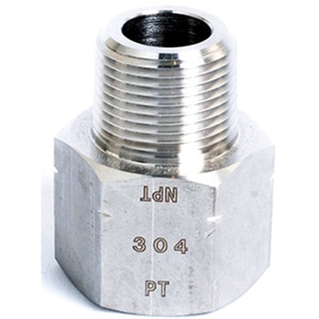 304 メスオスソケット PT×NPT 井筒製作所