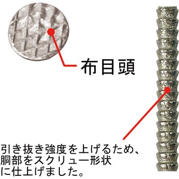 SP ステンリング釘 ダイドーハント スクリュー釘・リング釘 【通販