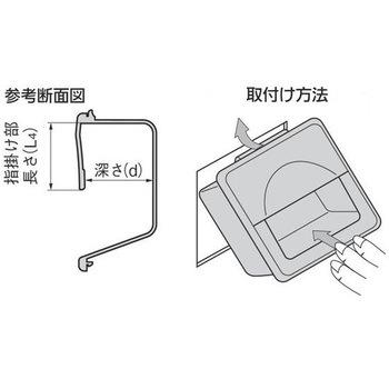 埋込み取手 TAKIGEN(タキゲン)