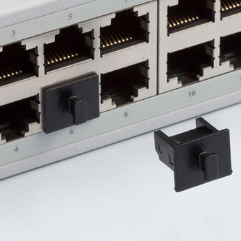 RJ45防塵カバー・LANポートカバー PJR-45・PJS-45 タカチ電機工業