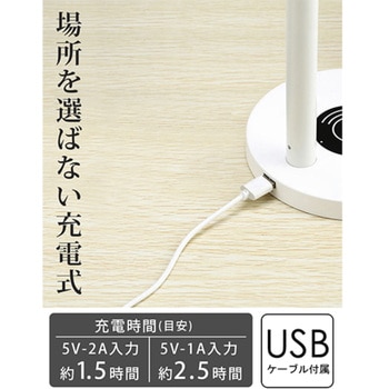 多機能LEDデスクライト ワイヤレス充電 懐中電灯 コードレス 360℃ 角度調節 SunRuck