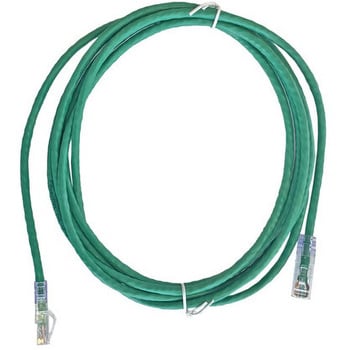 PNUTP-PC-C6-1m-緑 Cat6対応 UTPパッチコード 撚線 568B結線 1本(1m