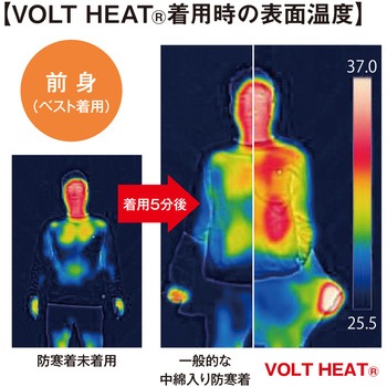 ボルトヒート キルティングベスト VOLTHEAT