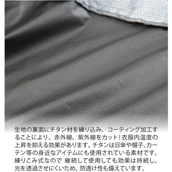 空調風神服 ボルトクール バックチタンHYBRID半袖ジャケット VOLTCOOL