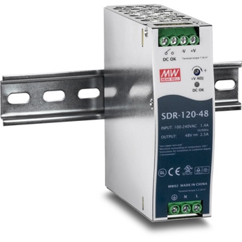 パワーサプライ産業用120W/48V/2.5A TRENDnet