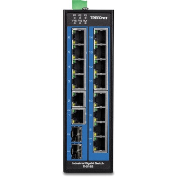 産業用16ポートスイッチングハブSFPスロット付 TRENDnet