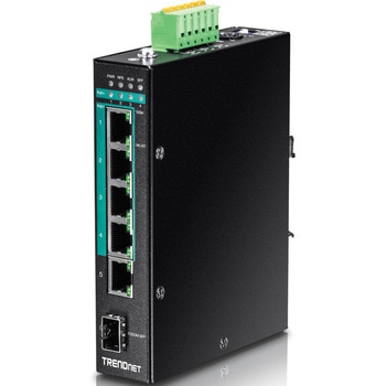 産業用802.3at PoE+5ポートスイッチングハブ TRENDnet