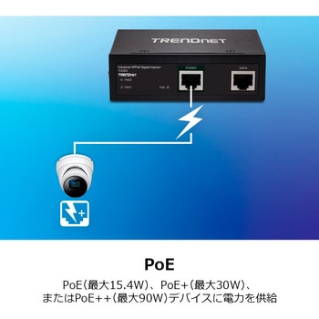 産業用802.3bt PoE++インジェクター TRENDnet