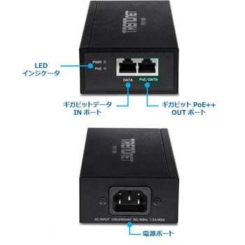 802.3bt PoE++インジェクターPSE対応品 TRENDnet