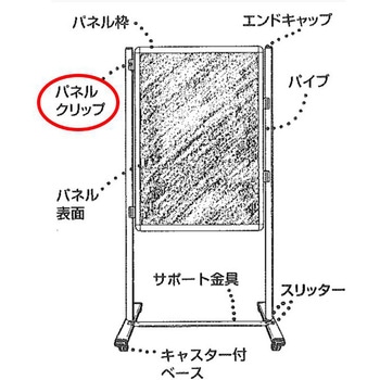 ヴァンテアン パネルシステム パネルクリップ(オプション部材) ヴァンテアンパネル