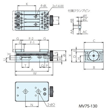 測定用バイス MV75シリーズ ナベヤ