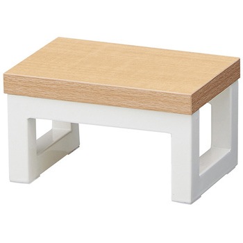 61-798-82-1 スチール脚コの字型ディスプレイ エクリュ×白脚 61-798シリーズ ストア・エキスプレス 55238848