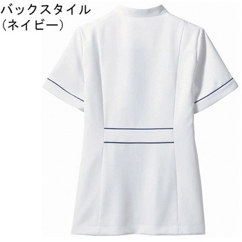 ジャケット レディス 半袖 白/ワイン 73-2066シリーズ 住商モンブラン