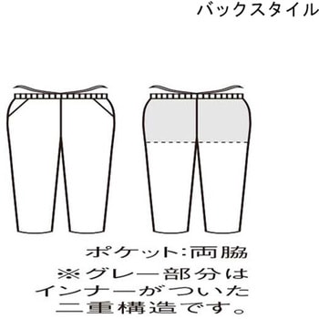 パンツ レディス 総ゴム 白 73-1191シリーズ 住商モンブラン