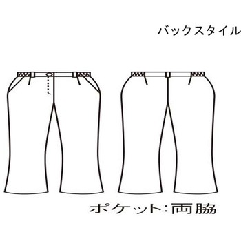 ナースパンツ 白 73-1301シリーズ 住商モンブラン
