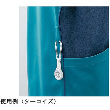 スクラブ メンズ 半袖 ネイビー×ブループリント CHM858-93シリーズ アズワン