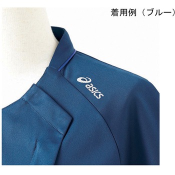 スクラブ メンズ 半袖 ネイビー×ブループリント CHM858-93シリーズ アズワン