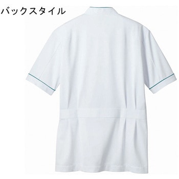 ジャケット メンズ 半袖 白/ターコイズ 72-1214シリーズ 住商モンブラン