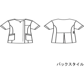スクラブ レディス 半袖 ローズ/ピンク LW611-22シリーズ 住商モンブラン