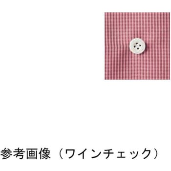 シャツ 兼用7分袖 ワインチェック/白 WC2631-5シリーズ 住商モンブラン