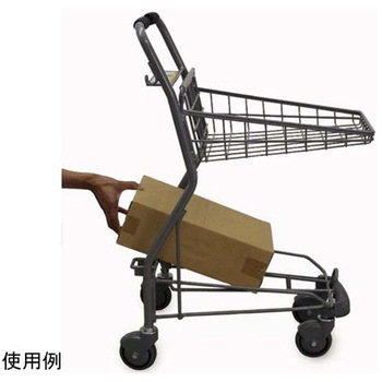 コンパクトショッピングカート グレー 大和産業