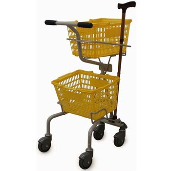 コンパクトショッピングカート グレー 大和産業