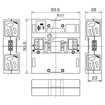 アクセスフロア用コンセント エスコ