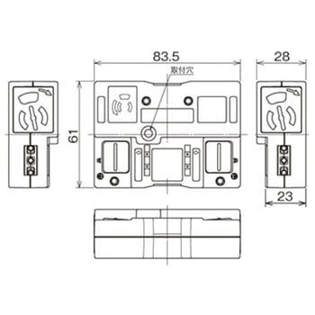 アクセスフロア用コンセント エスコ