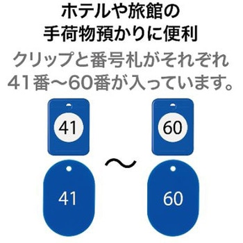 番号札 エスコ