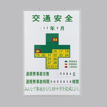 無災害記録板 - エスコ