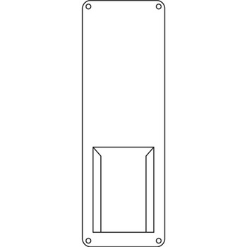 氏名標識 300x100mm エスコ