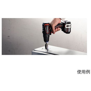 ドライバードリルセット(赤/充電式)DC10.8V/2.0Ah エスコ