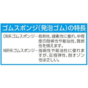 スポンジゴム(5枚) エスコ