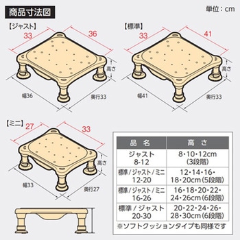 軽量浴槽台ジャスト8-12 536シリーズ Aron(アロン化成)